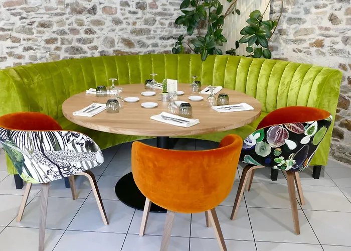 酒店 Logis Le Champalud Restaurant La Citadelle